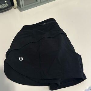 lululemon black speed ups/ size 4